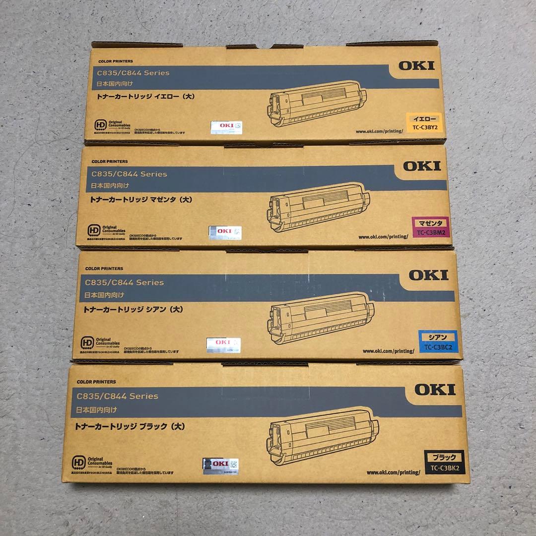 OKI 純正トナーカートリッジ （大）４色セット TC-C3B No1