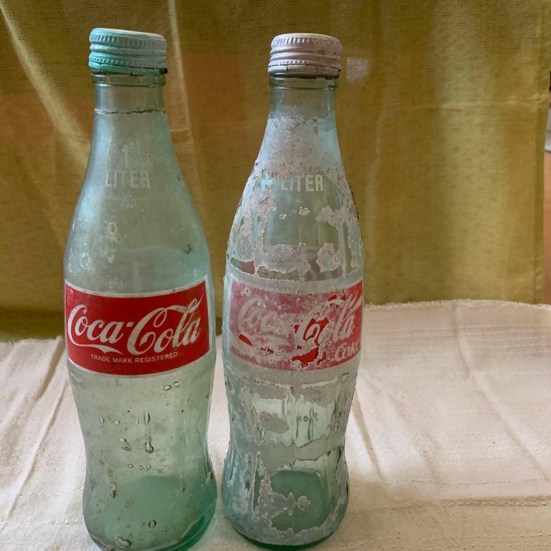 何十年前のコーラ瓶1リットルバラ売り可