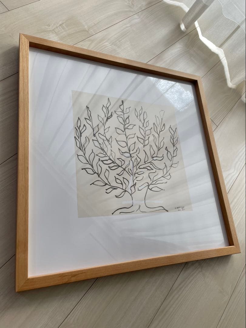 低木　アンリマティス　ポスター　フレーム付き　北欧　大判　特大