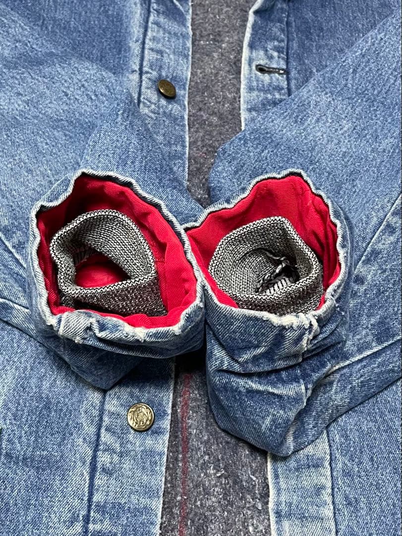 70〜80's Key IMPERIAL デニムカバーオール　裏ブランケット