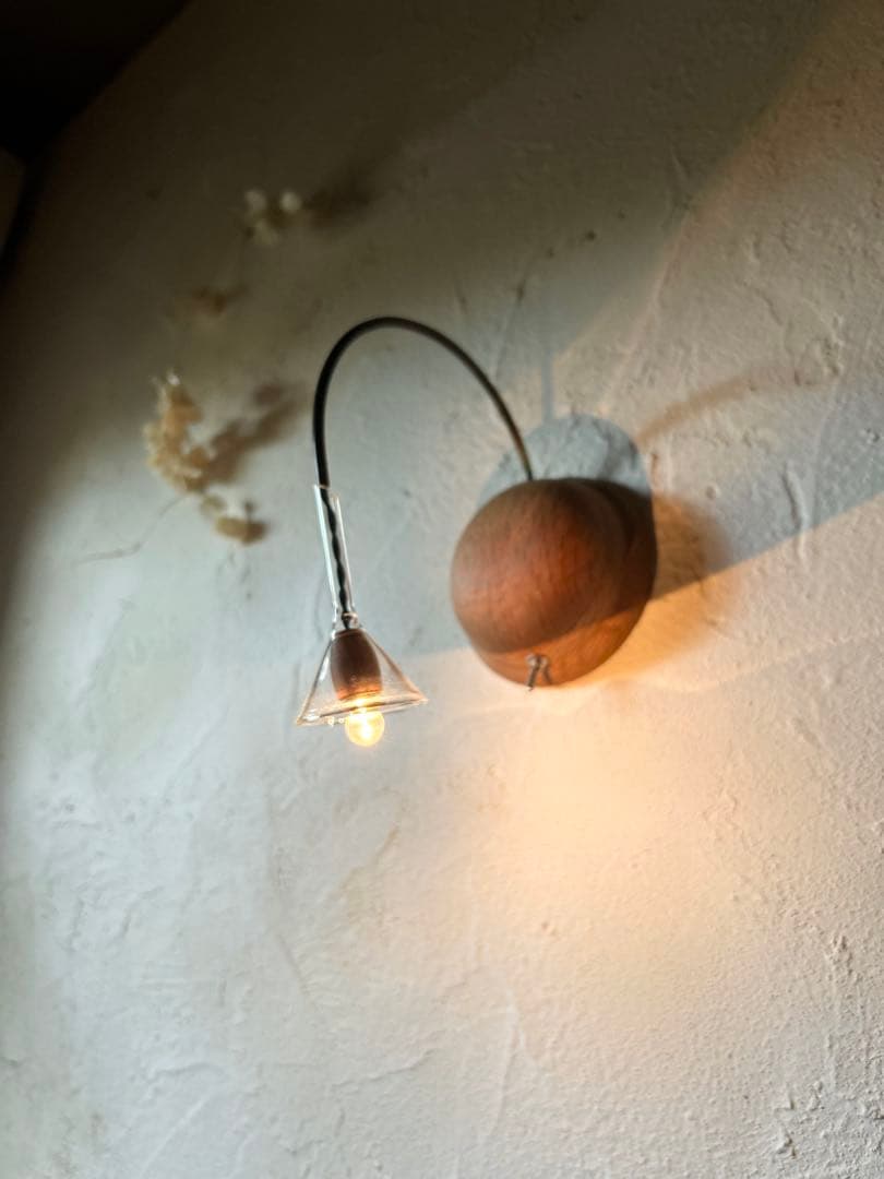 ︎*。ag✧︎*。　丸いオークのミニランプ