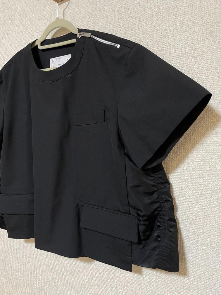 ★23SS★　sacai サカイ　MA1 ドッキング　カットソー　Ｔシャツ