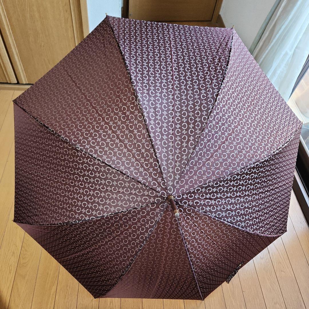 セリーヌ長傘 茶色