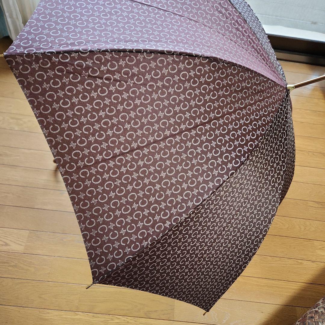 セリーヌ長傘 茶色