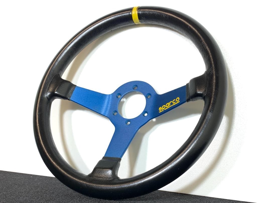 スパルコ L550 MONZA ステアリング 35Φ セミディープ 廃盤モデル