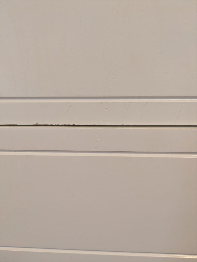 ホワイト木製チェスト 5段 ①