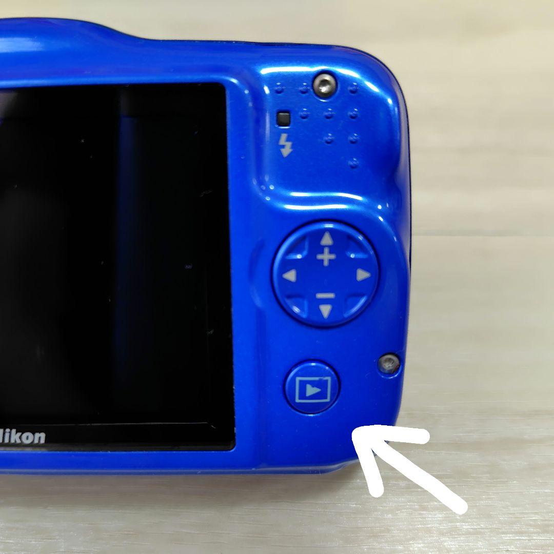 NIKON COOLPIX S32 青 防水