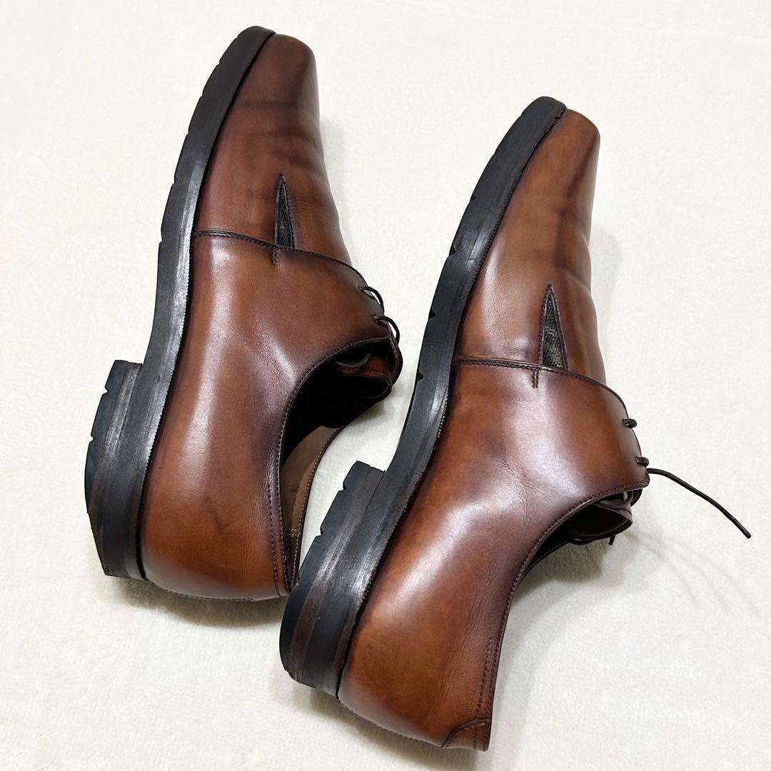 美品 Berluti ベルルッティ 革靴 ブラウン ビジネスシューズ レザー