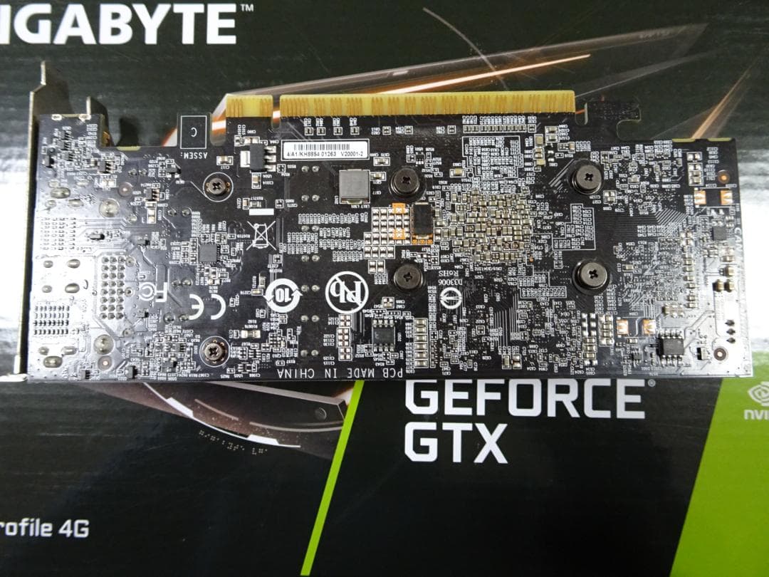 GIGABYTE製 GeForce GTX1650 LP グラボ【箱付き】