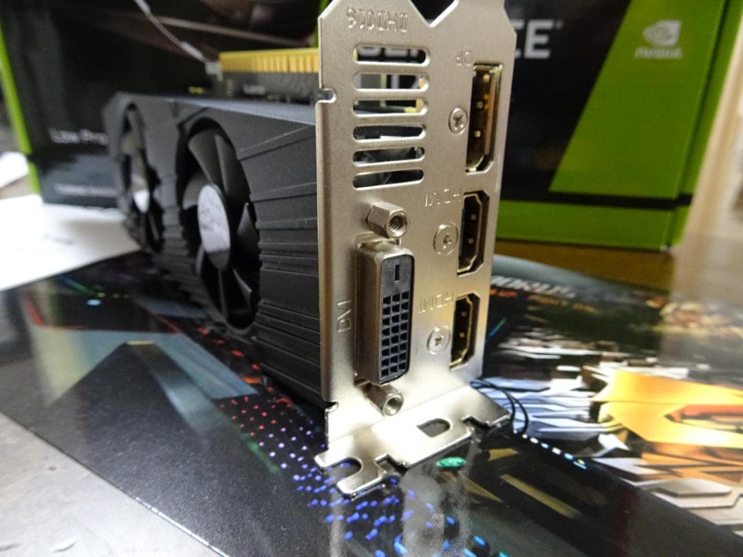 GIGABYTE製 GeForce GTX1650 LP グラボ【箱付き】