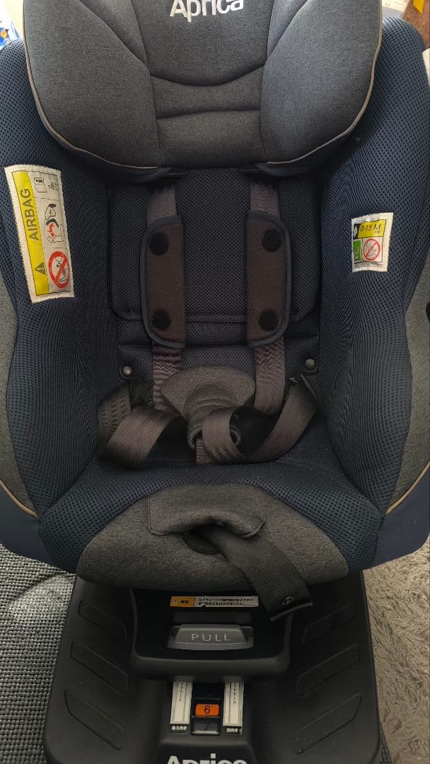 最終価格　美品Aprica　クルリラ+360°Safety　ブルーグレー