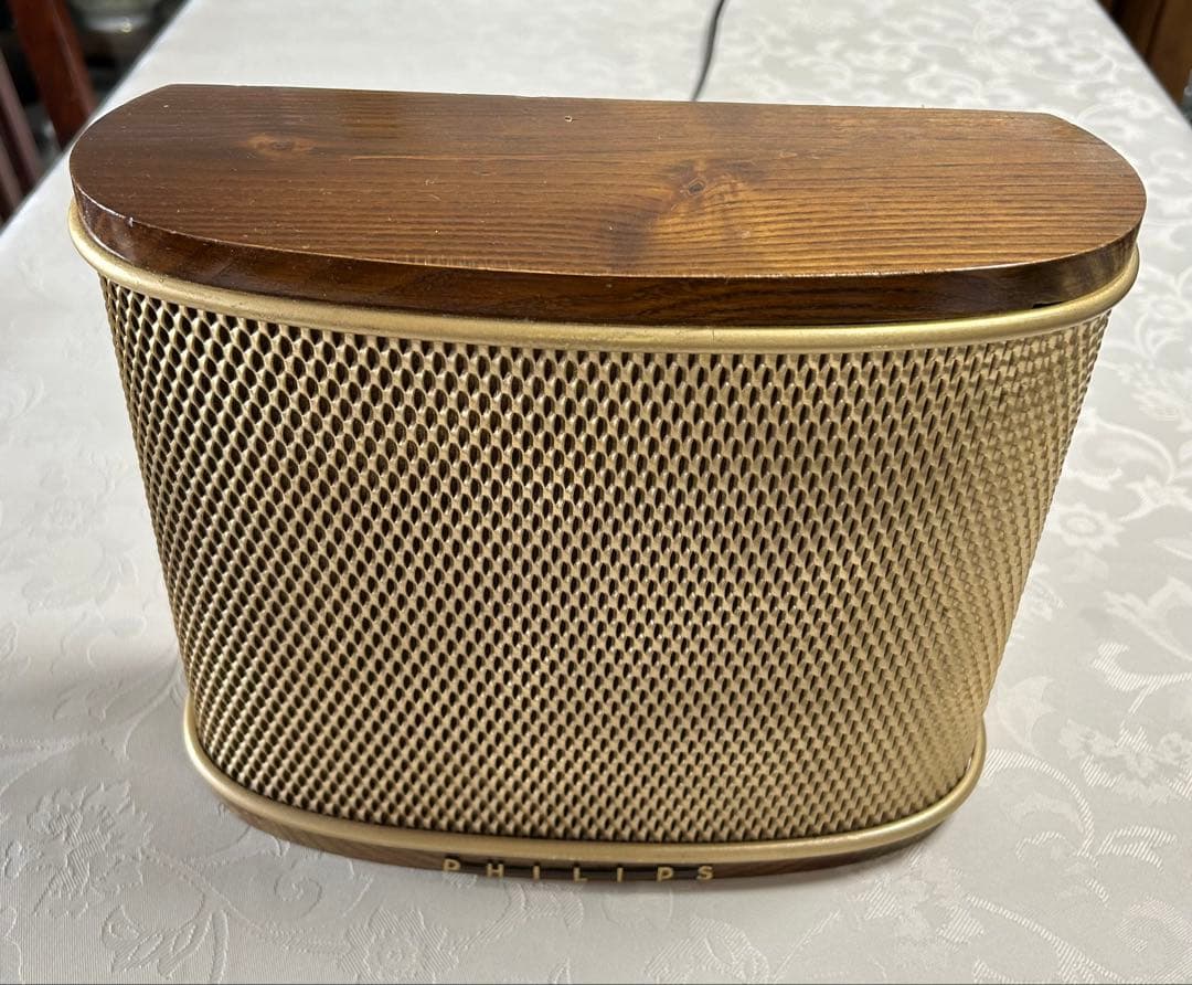 PHILIPSヴィンテージスピーカー ペア 金と銀の競演
