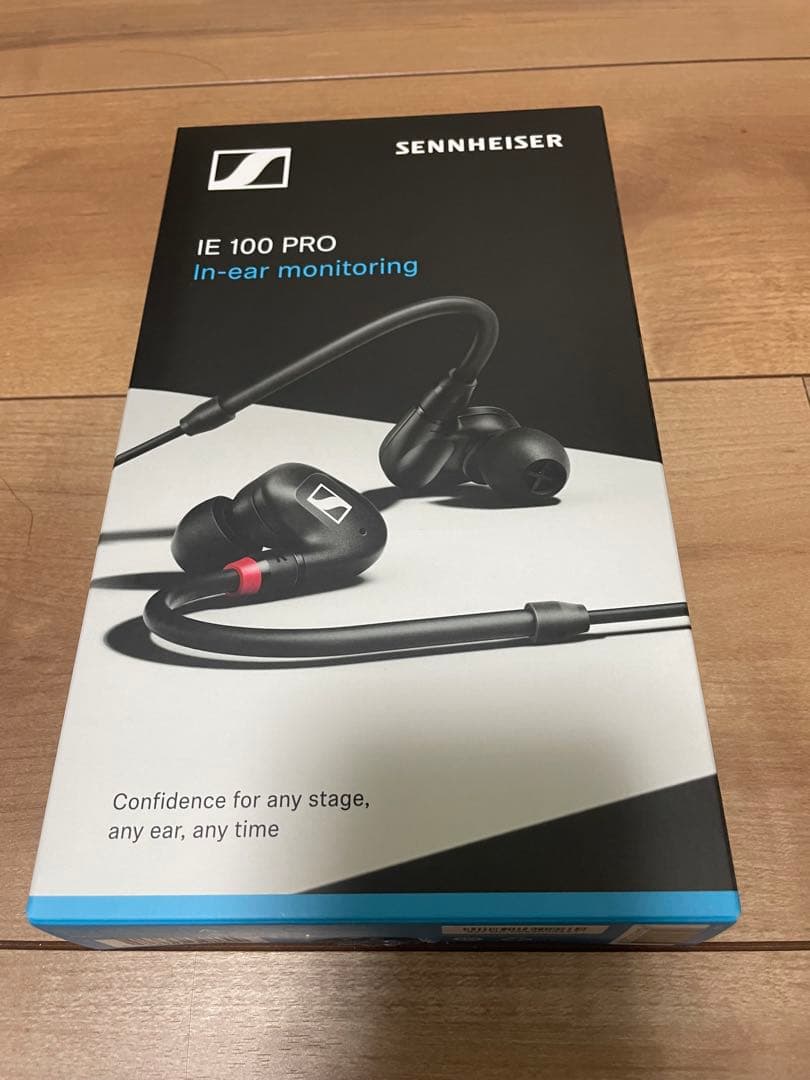 Sennheiser IE100pro モニタリングイヤホン黒　カナル型　有線