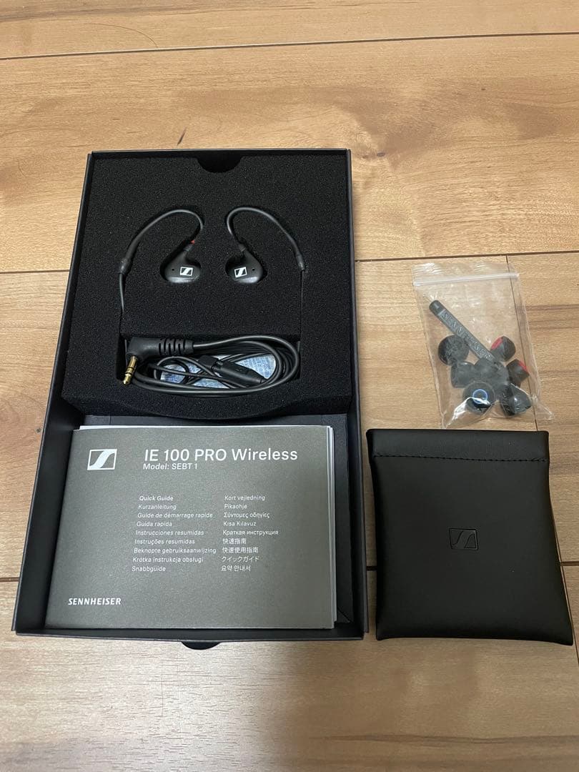 Sennheiser IE100pro モニタリングイヤホン黒　カナル型　有線