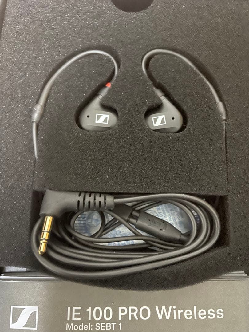 Sennheiser IE100pro モニタリングイヤホン黒　カナル型　有線