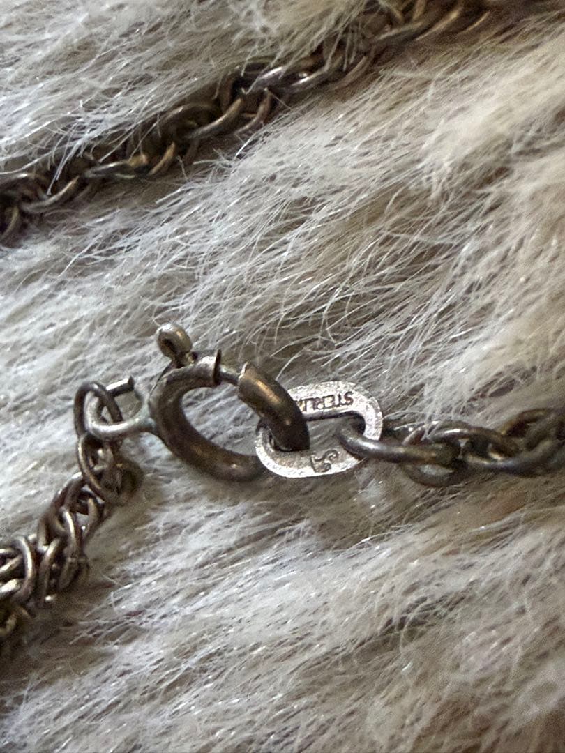 TIFFANY セントクリストファー 18KT×STERLINGネックレス