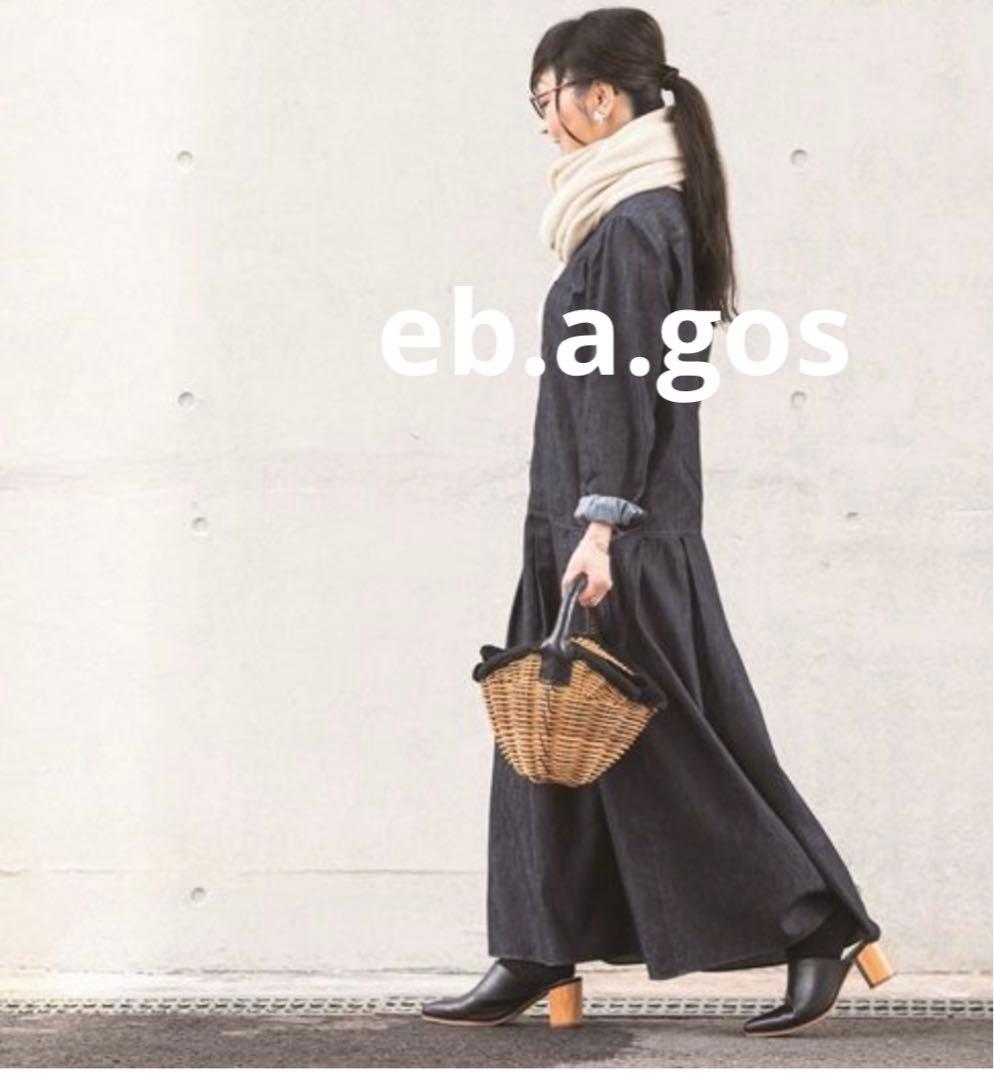 ◎未使用　レア　ebagos エバゴス　カゴバッグ ベロア　内田彩仍さん愛用
