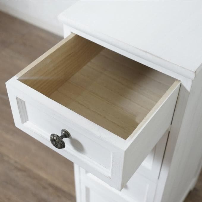 フォロー割【新品】 天然木 桐製 アンティーク調 スリムチェスト