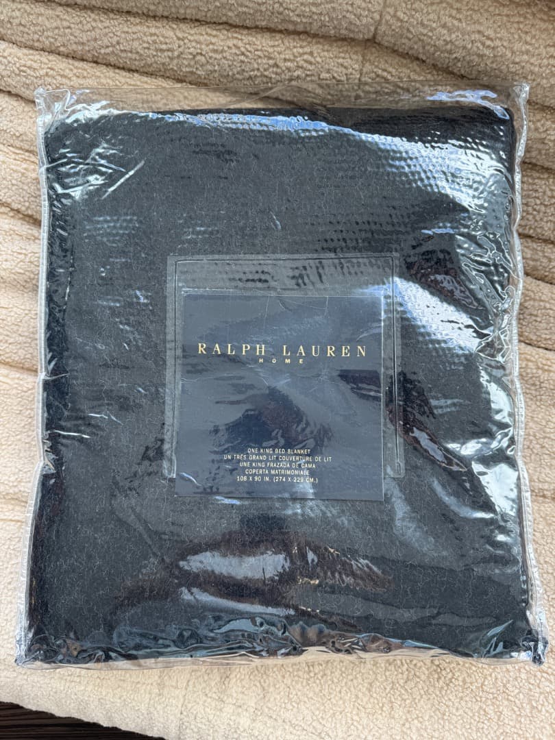 Ralph Lauren 極上アルパカ混 キングサイズ ブランケット 新品未使用