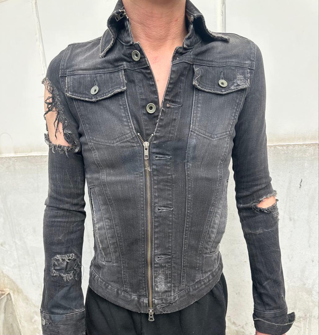 LGB ルグランブルーバッククロス　デニム　ジャケット