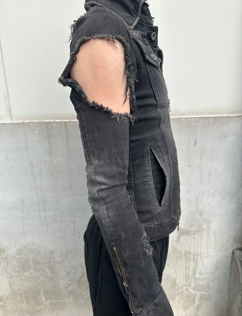 LGB ルグランブルーバッククロス　デニム　ジャケット