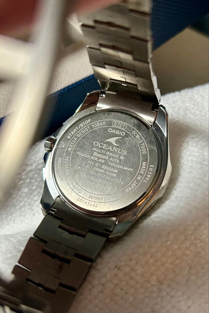 【新品同様・保証付】OCEANUS MANTA OCW-S7000D-7AJF