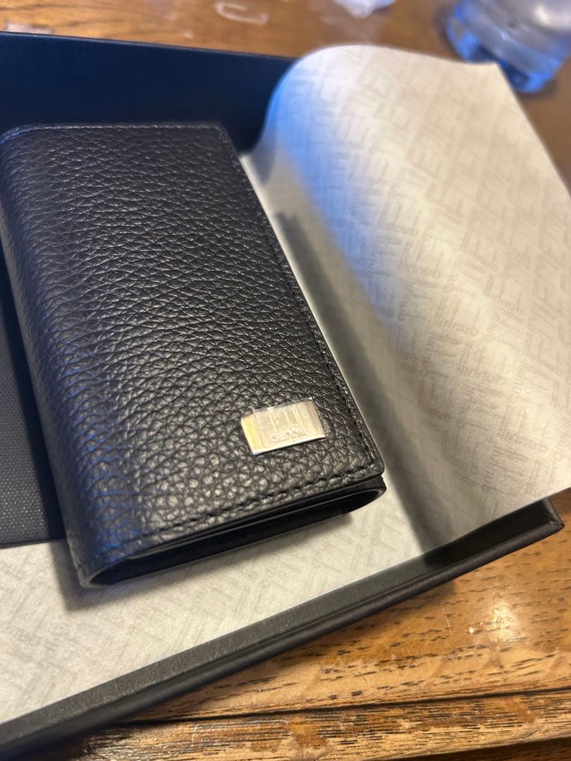 dunhill ブラック レザー キーケース　ブランド