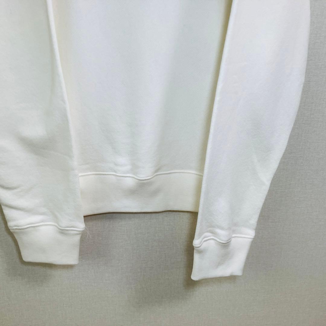 【激レア】メゾンキツネ スウェット サイズM　ビックロゴ 白 タグ付き