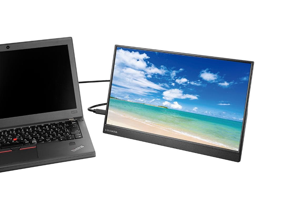 美品【モバイルディスプレイ】LCD-CF161XDB-M