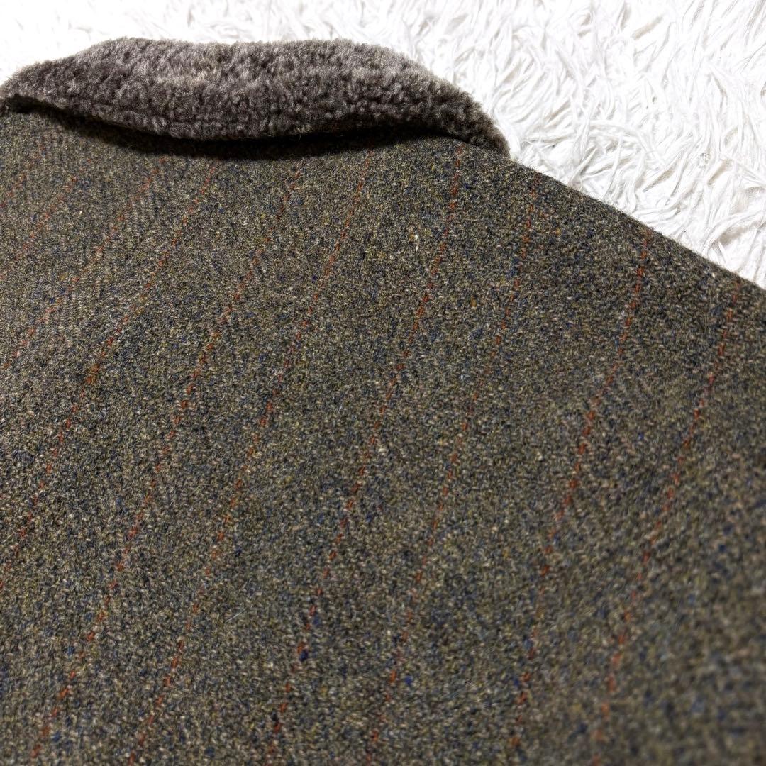 正規品✨羊革ムートンジャケット　PAPAS 　カバーオール