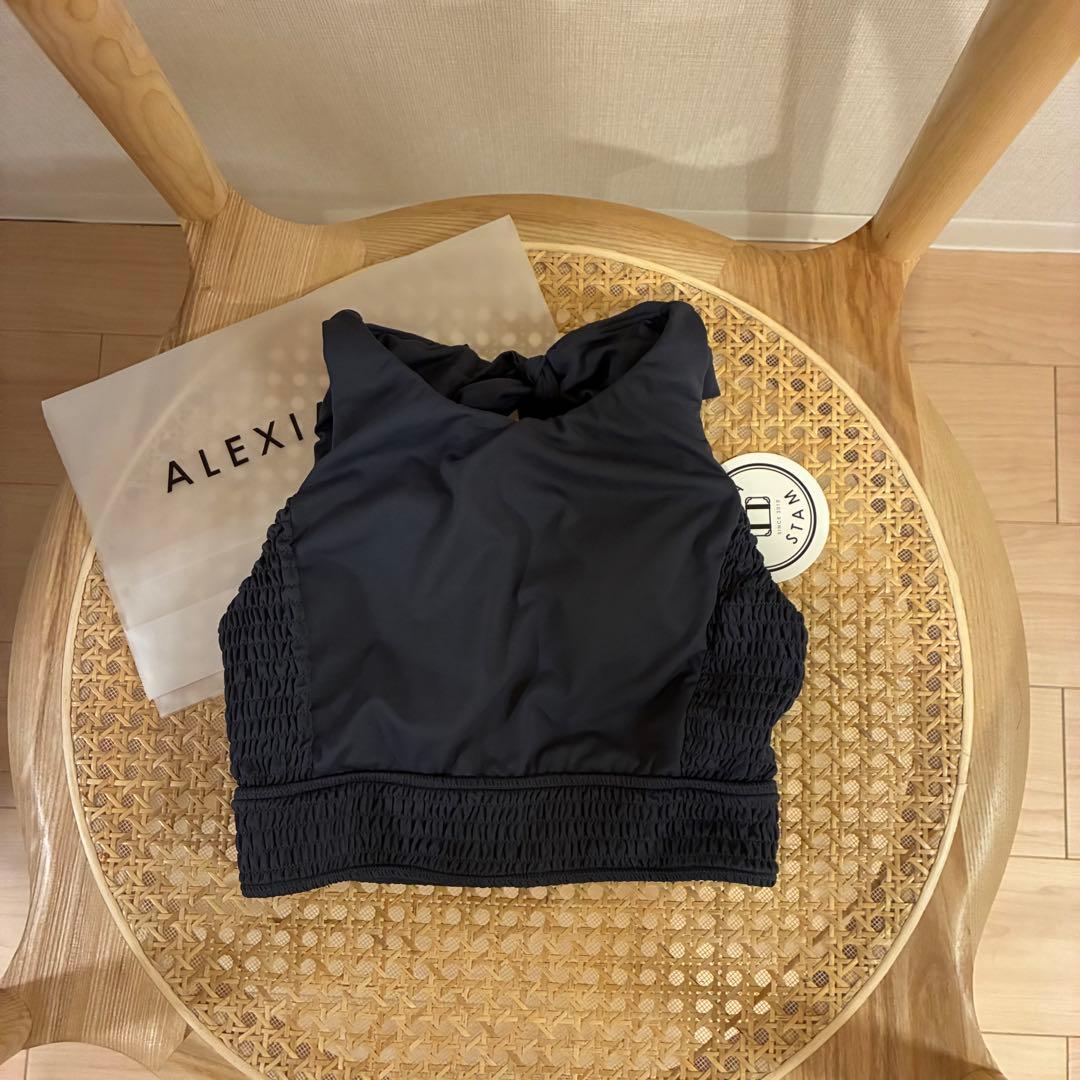 【新品未使用タグ付】アリシアスタン 水着 トップス ブラック