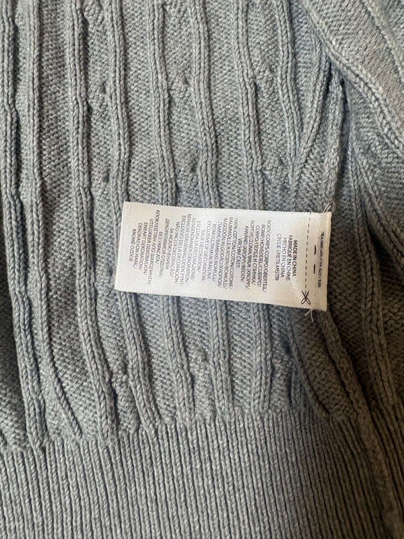 新品タグ付き POLO RALPH LAUREN カーディガン グレー XL