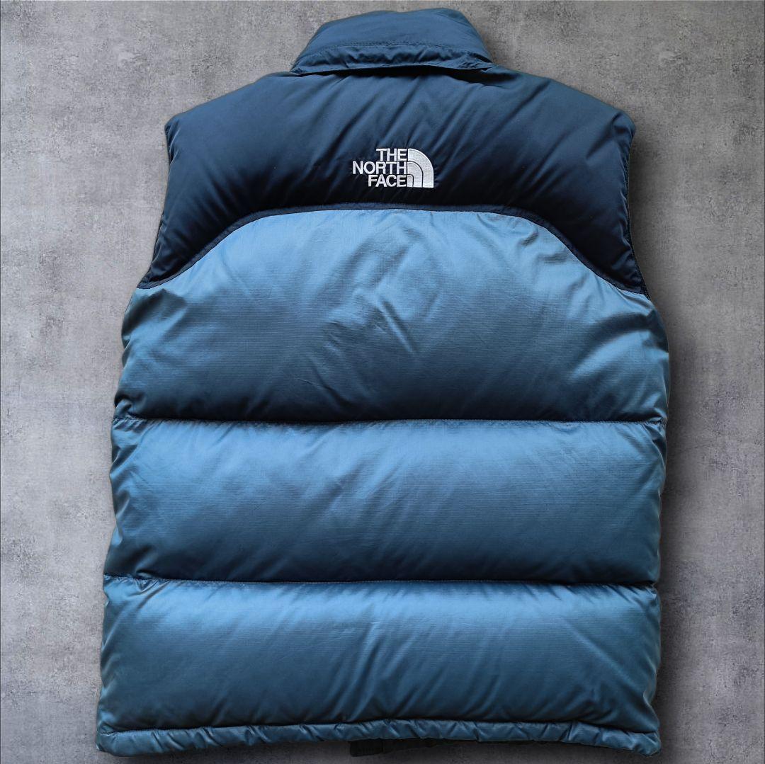 00s US規格 ノースフェイス センターロゴ ダウンベスト ヌプシ 700 M