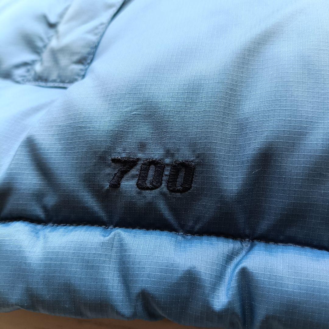 00s US規格 ノースフェイス センターロゴ ダウンベスト ヌプシ 700 M