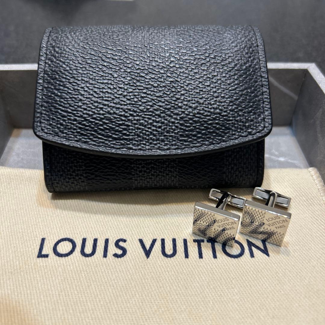 LOUIS VUITTON/ルイ・ヴィトン ダミエ カフリンクス カフス