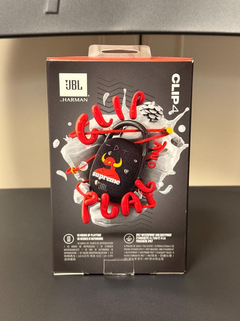 スピーカー・ウーファー Supreme Toy Machine JBL Clip Black