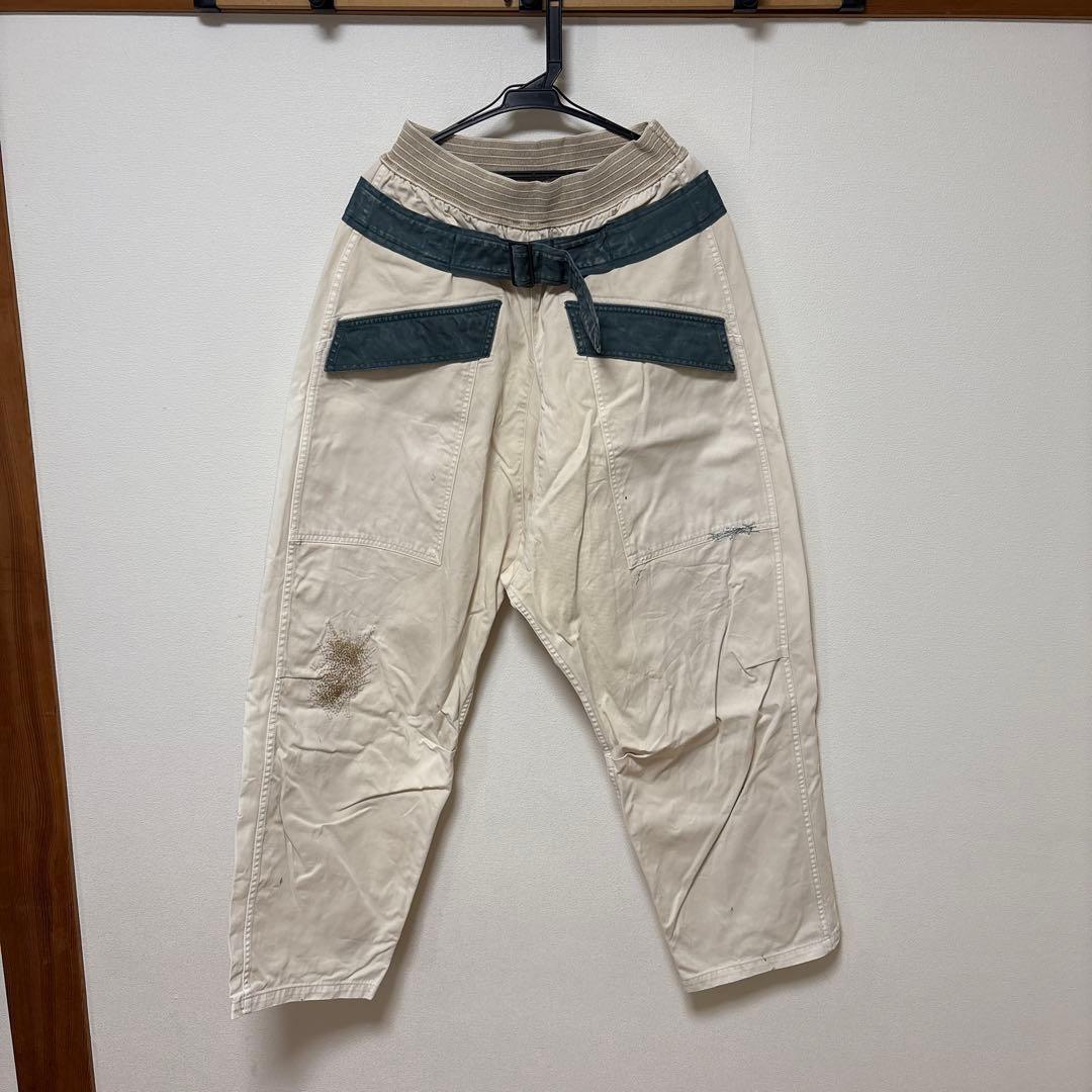 KAPITAL K2003LP010 ヴィンテージ加工 サルエルパンツ