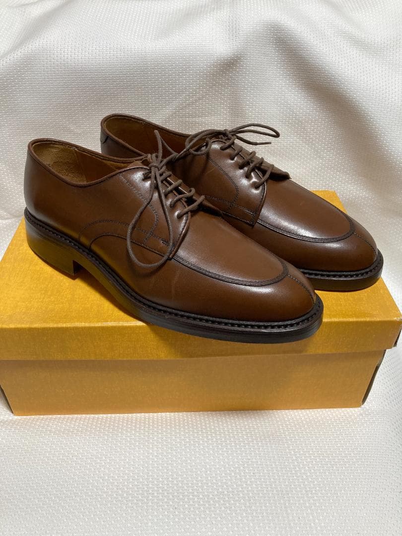 大値下げ　Embassy　Uチップ　茶色　7 1/2