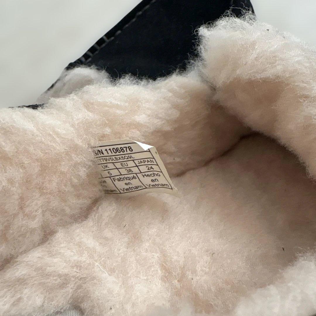 【美品】UGG ブラック モカシン 24cm