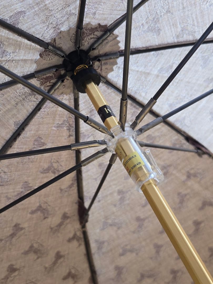 CELINE セリーヌ長傘 晴雨兼用傘 馬車ロゴ 総柄