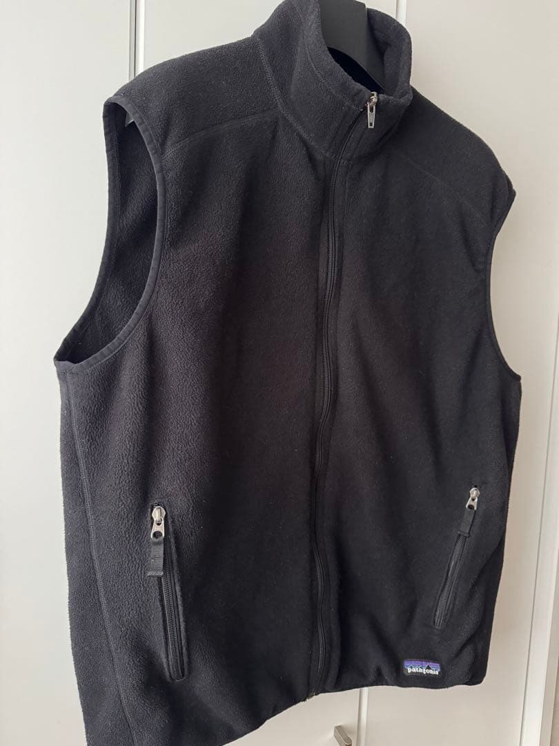 Patagonia パタゴニア シンチラベスト裾ネームBLACK黒