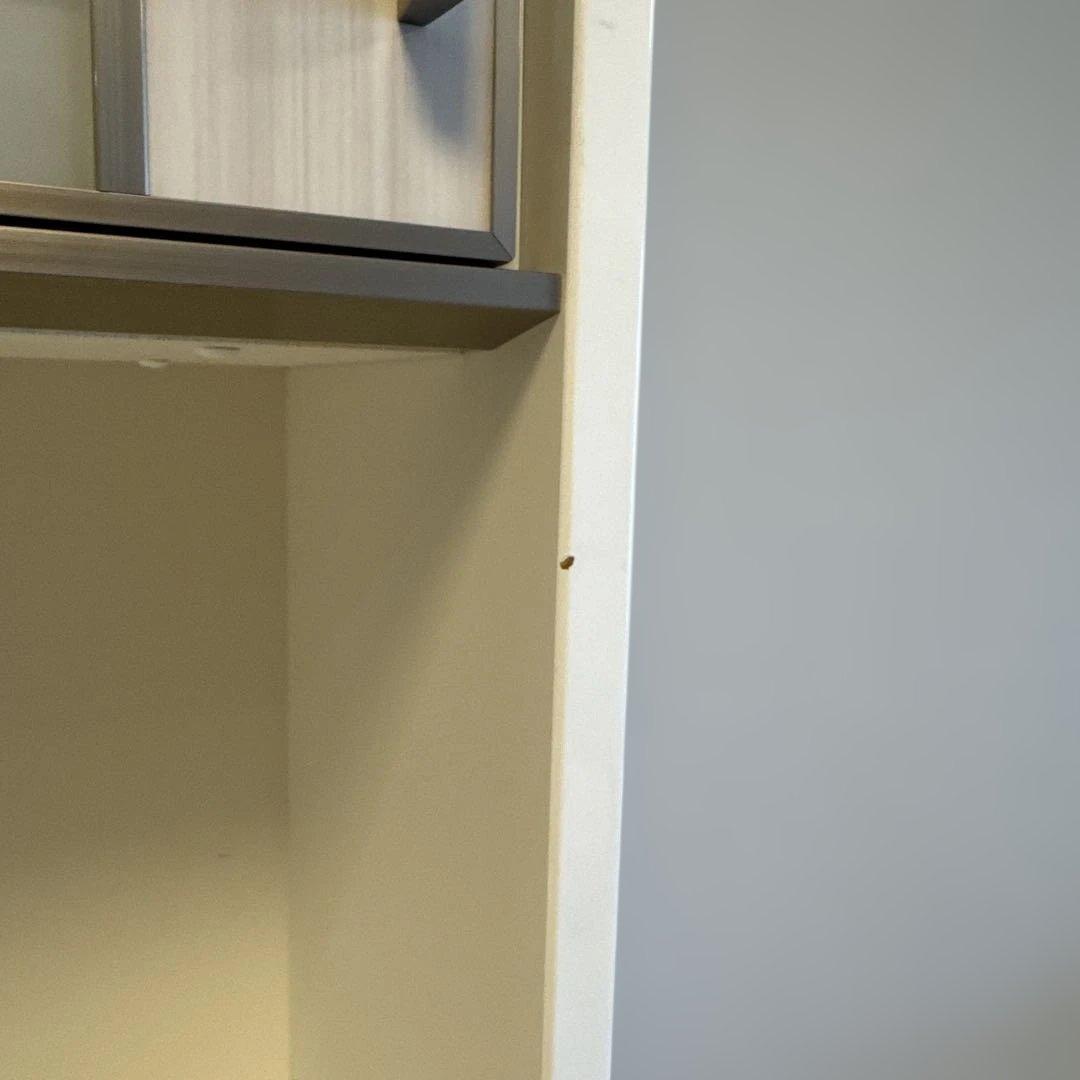 ニトリ　食器棚　キッチンボード　ポスティア　幅120 ホワイト