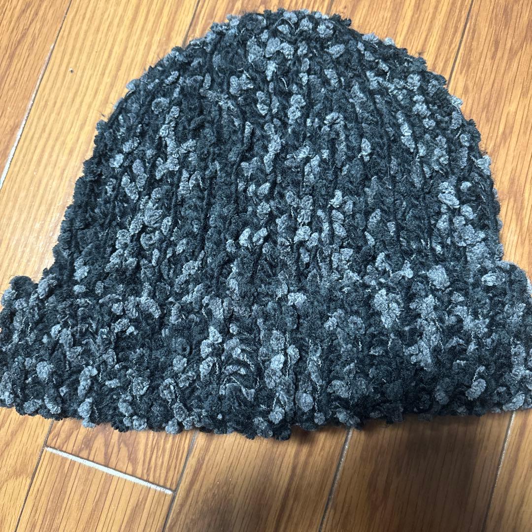 Supreme Chenille Beanie black ニット帽