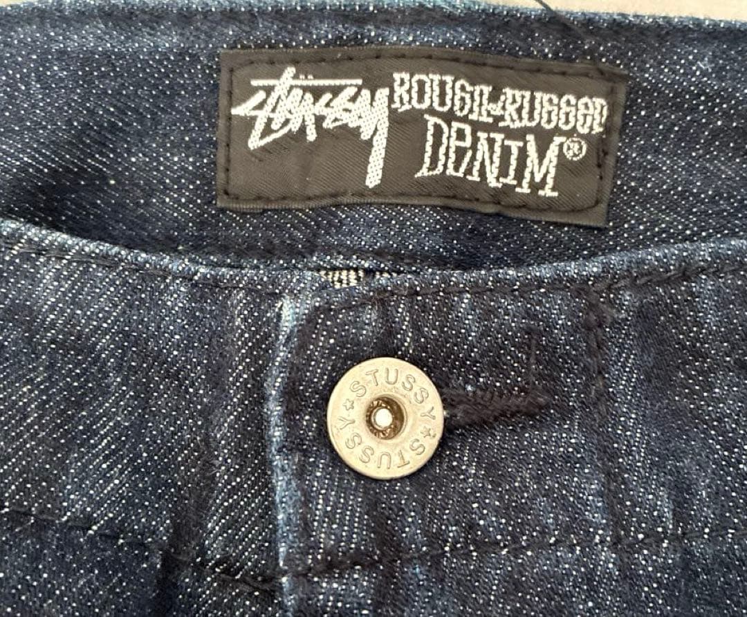 【希少】Old Stüssy Rough & Rugged デニムカーゴパンツ