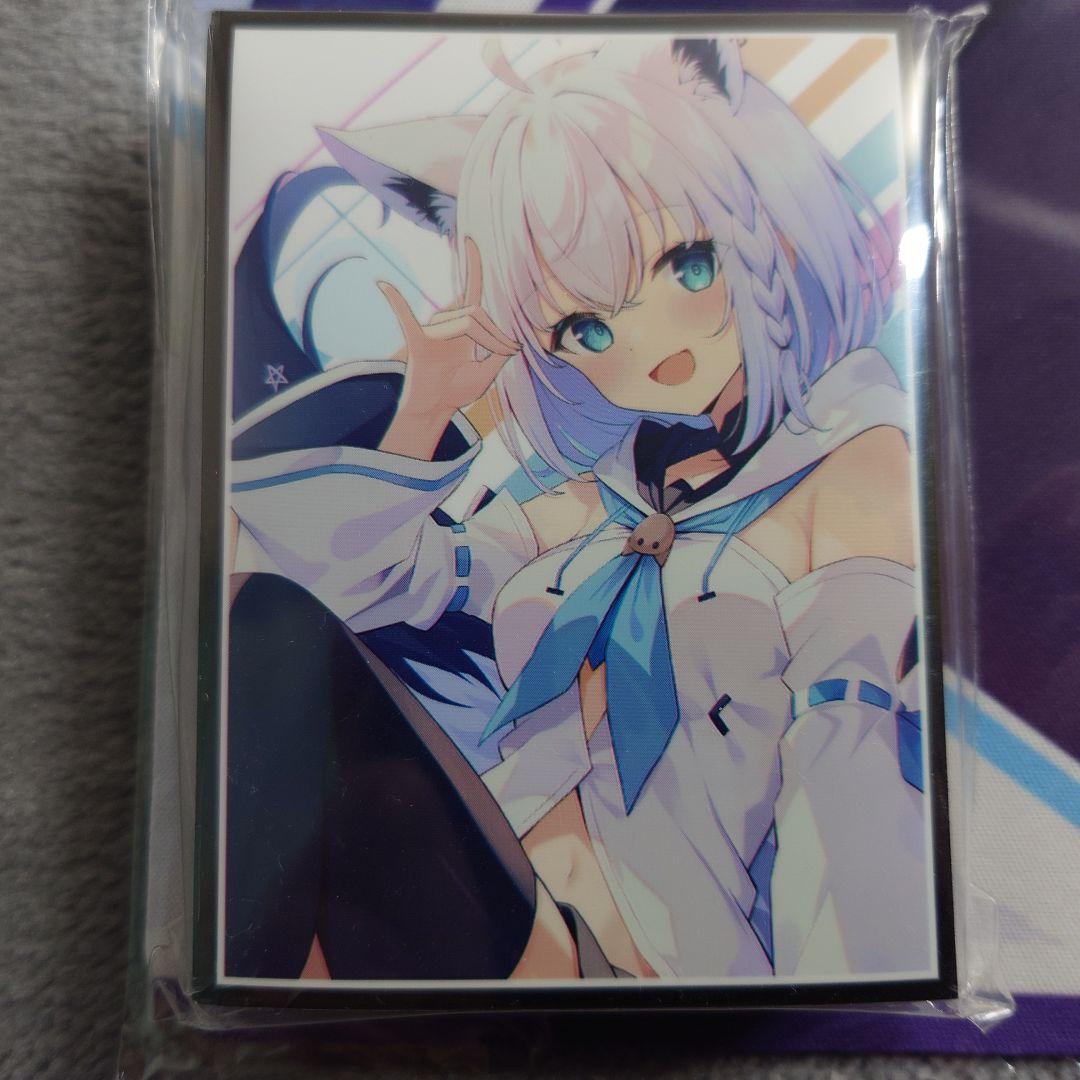 α1 ホロライブ 手狐&コン！&初期衣装 白上フブキ スリーブ&プレイマット