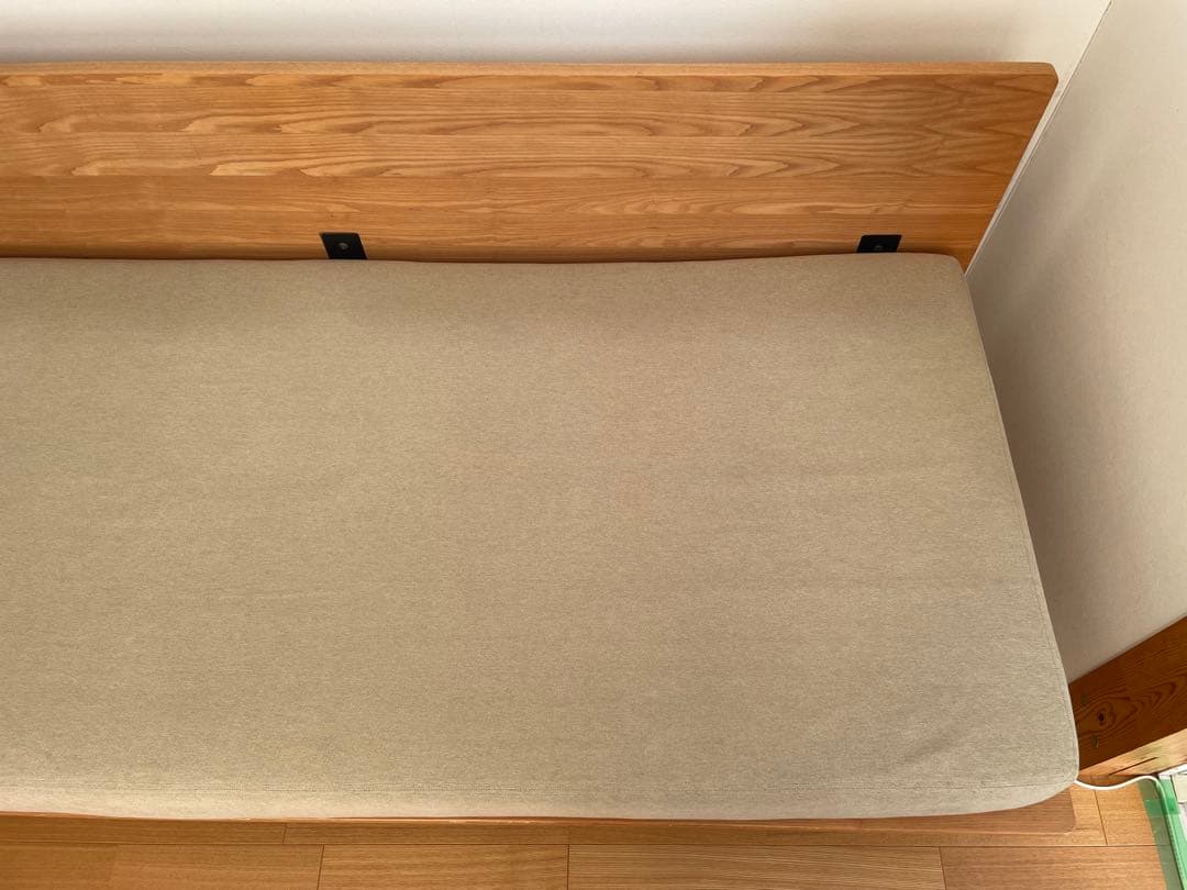 無印良品　ソファ ベージュのシンプルモダン2〜3人掛けソファ