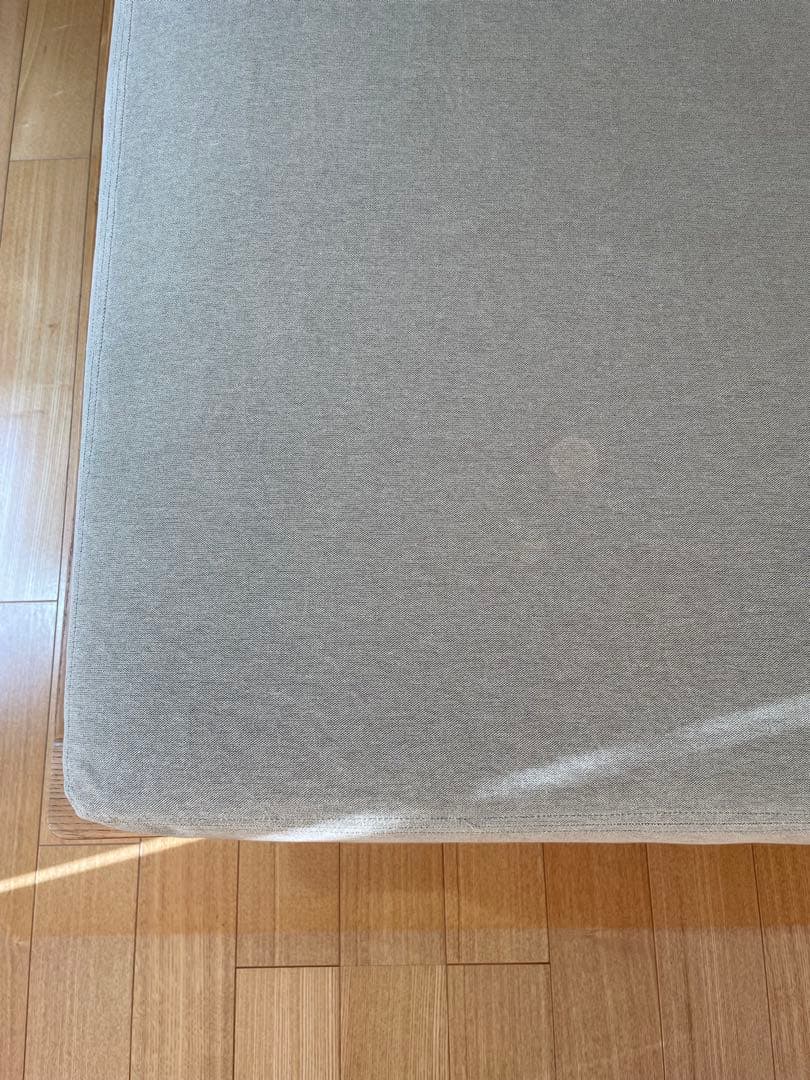 無印良品　ソファ ベージュのシンプルモダン2〜3人掛けソファ