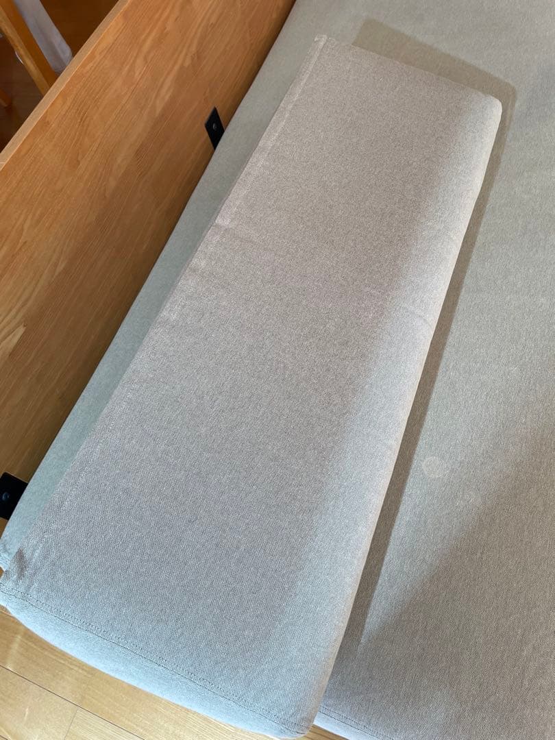 無印良品　ソファ ベージュのシンプルモダン2〜3人掛けソファ