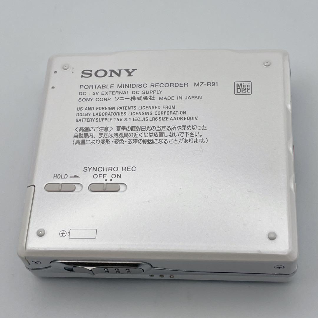 【美品】MDウォークマン MZ-R910 ポータブルMDレコーダーWALKMAN