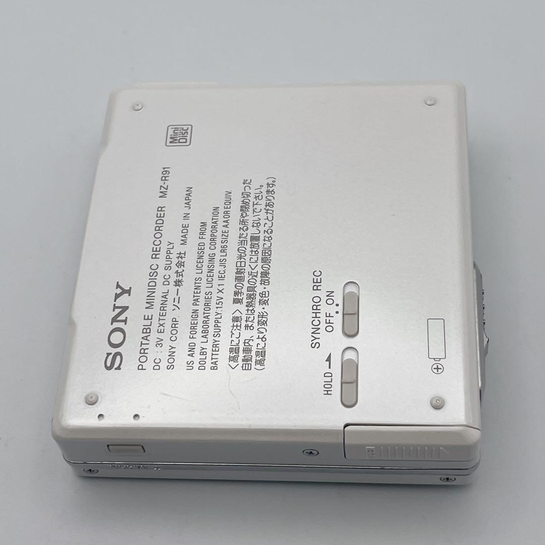 【美品】MDウォークマン MZ-R910 ポータブルMDレコーダーWALKMAN